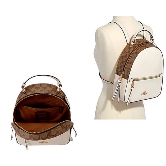 COACH JORDYN BACKPACK WITH SIGNATURE CANVAS (COACH 76622) - Picture 2 of 11